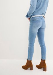 Jeans elasticizzati cropped con spacchetti, bonprix