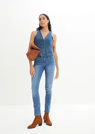 Jeans skinny elasticizzati, vita media, bonprix