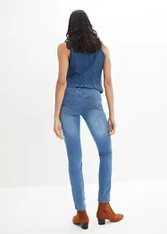 Jeans skinny elasticizzati, vita media, bonprix