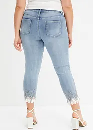 Jeans skinny con pizzo, bonprix