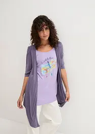 Maglia 2 in 1 in viscosa, bonprix