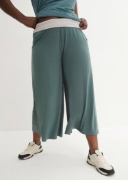 Pantaloni culotte in maglina al polpaccio, bpc bonprix collection