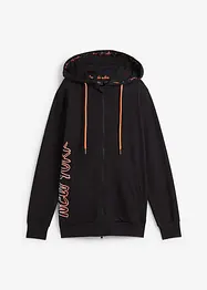 Felpa con zip e cappuccio, bonprix