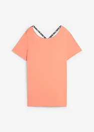 Maglia lunga per sport con scollatura dietro, bonprix
