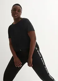 Maglia lunga per sport con scollatura dietro, bonprix