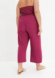 Pantaloni larghi in mussola di cotone, bonprix