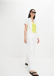 Top a coste in puro cotone, bonprix