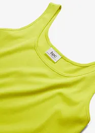 Top a coste in puro cotone, bonprix
