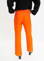 Pantaloni in misto lino viscosa,  vita alta, bonprix