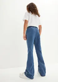 Jeggings flared, vita media, bonprix