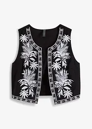 Gilet con ricamo, bonprix