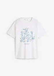 T-shirt con stampa in cotone biologico, bonprix