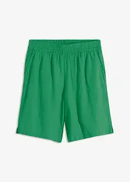 Bermuda in misto lino con elastico in vita, bonprix