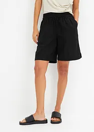 Bermuda in misto lino con elastico in vita, bonprix