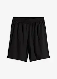 Bermuda in misto lino con elastico in vita, bonprix
