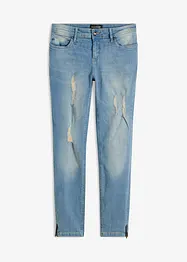 Jeans elasticizzati con cerniere, bonprix