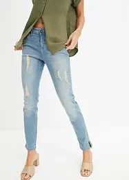 Jeans elasticizzati con cerniere, bonprix