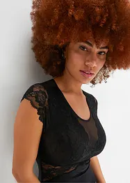Body senza ferretto con pizzo delicato, bonprix