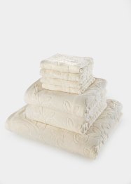 Asciugamano con struttura a rilievo, bpc living bonprix collection