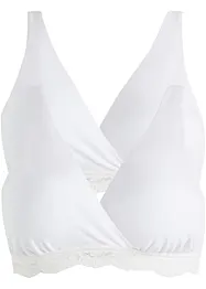 Reggiseno allattamento senza ferretto con cotone biologico (pacco da 2), bonprix