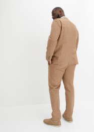 Completo in misto lino (2 pezzi) giacca e pantaloni, slim fit, bpc selection