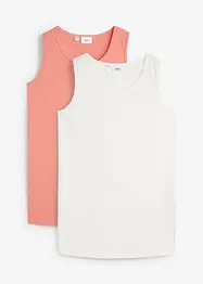 Top lungo (pacco da 2), bonprix