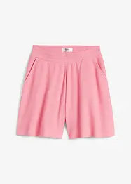 Shorts in jersey alveolare con cinta comoda a vita alta, bpc bonprix collection