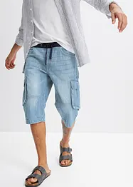 Bermuda lunghi in jeans, loose fit, bonprix