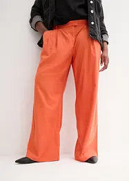 Pantaloni a palazzo in misto lino, bonprix