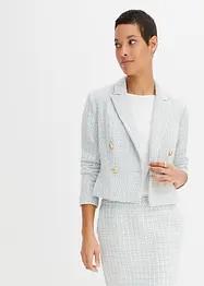 Blazer in bouclé con poliestere riciclato, BODYFLIRT