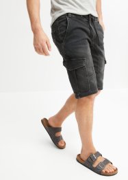 Bermuda di jeans in felpa, regular fit, John Baner JEANSWEAR