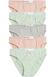 Slip con cotone biologico (pacco da 5), bonprix