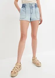 Shorts di jeans paper bag, RAINBOW