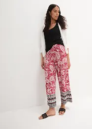 Pantaloni a palazzo in misto viscosa morbido, bonprix