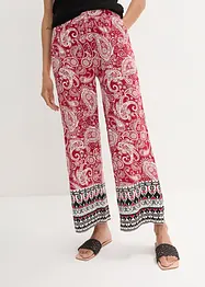 Pantaloni a palazzo in misto viscosa morbido, bonprix