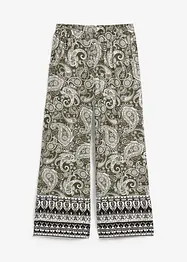 Pantaloni a palazzo in misto viscosa morbido, bonprix