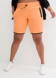 Shorts sportivi in felpa con tasche zippate, bpc bonprix collection