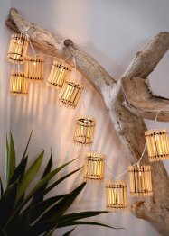 Catena luminosa LED in bambù, bpc living bonprix collection