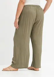 Pantaloni a palazzo in morbida viscosa, bonprix