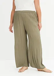 Pantaloni a palazzo in morbida viscosa, bonprix