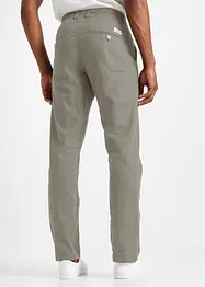 Pantaloni chino in misto lino regular fit, straight, bonprix