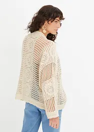 Cardigan effetto uncinetto, bonprix