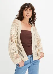 Cardigan effetto uncinetto, bonprix