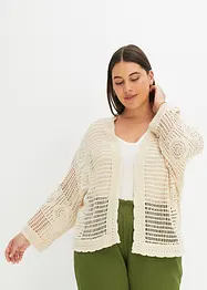 Cardigan effetto uncinetto, bonprix