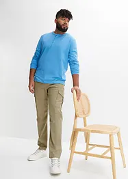 Pantaloni cargo elasticizzati slim fit, straight, bonprix