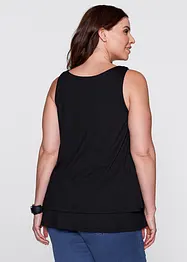 Top in viscosa a doppio strato, bonprix