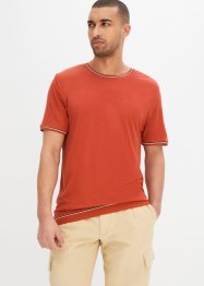 T-shirt in misto lino, bpc selection