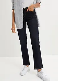 Jeans slim straight elasticizzati, vita media, bonprix