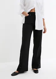 Pantaloni elasticizzati in bengalina con comodo elastico in vita, bonprix