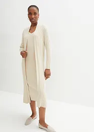 Maxi cardigan in misto seta, bonprix